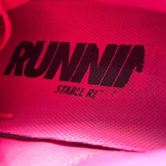 Nike Womens 11 Lunarlon Running Shoes Hot Pink Breathable Mesh Athletic Sneakers - Picture 6 of 16